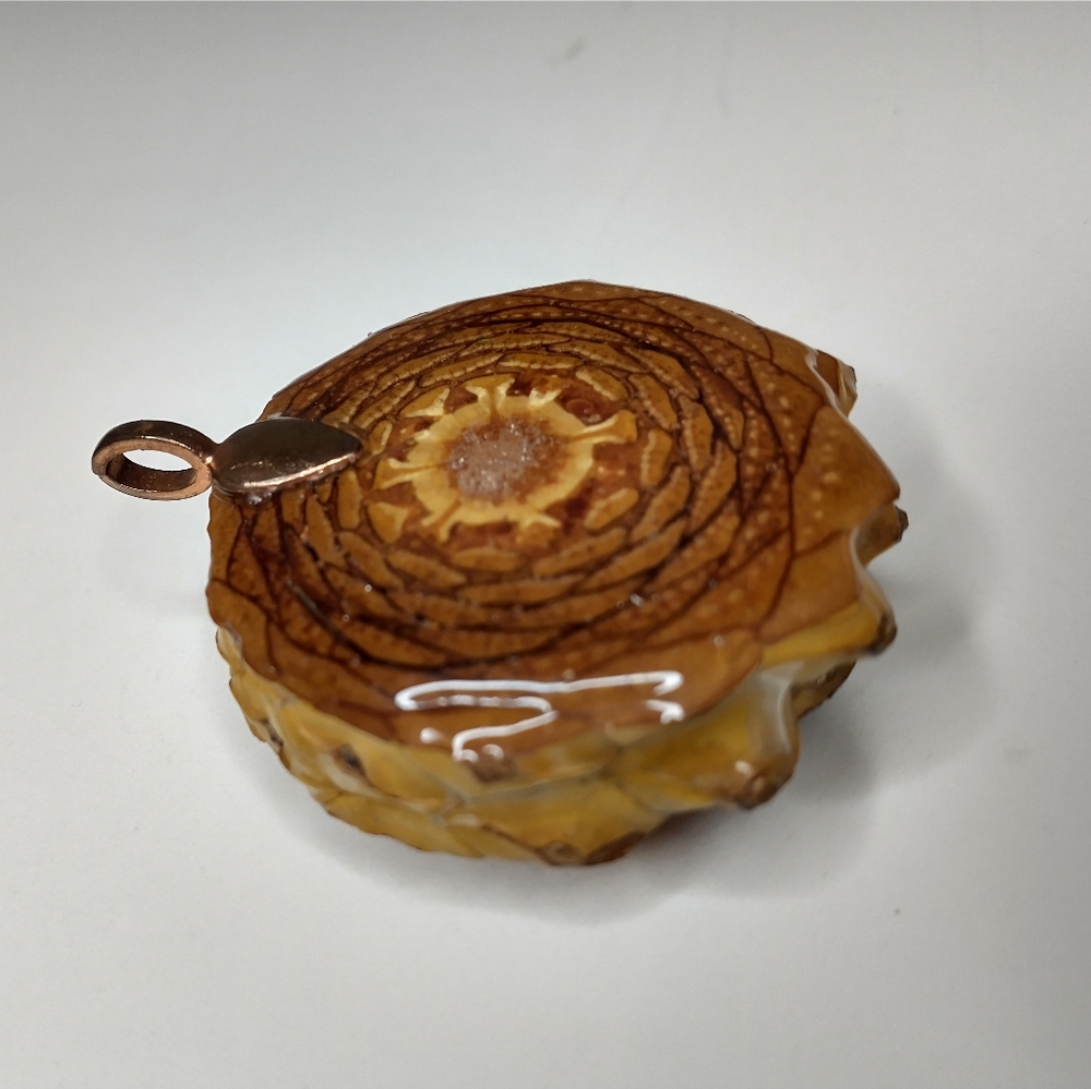 Solar Quartz Pinecone Pendant - Picture 5 of 5